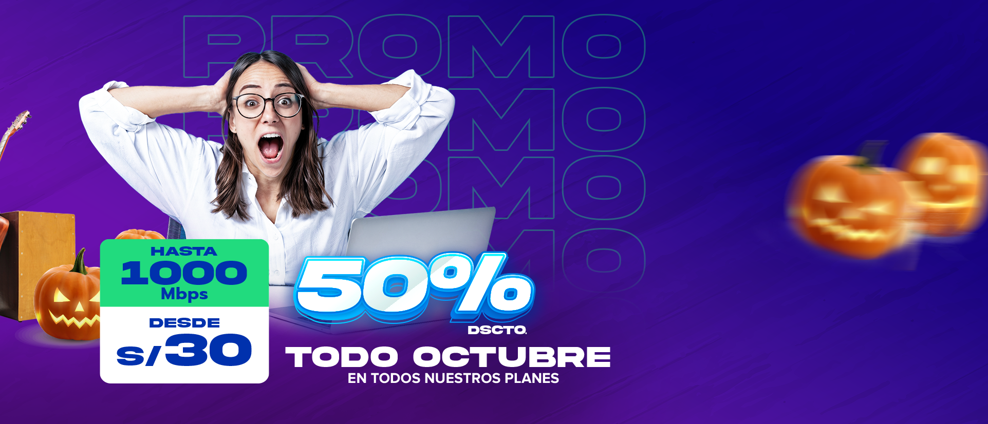Internet 100% fibra óptica